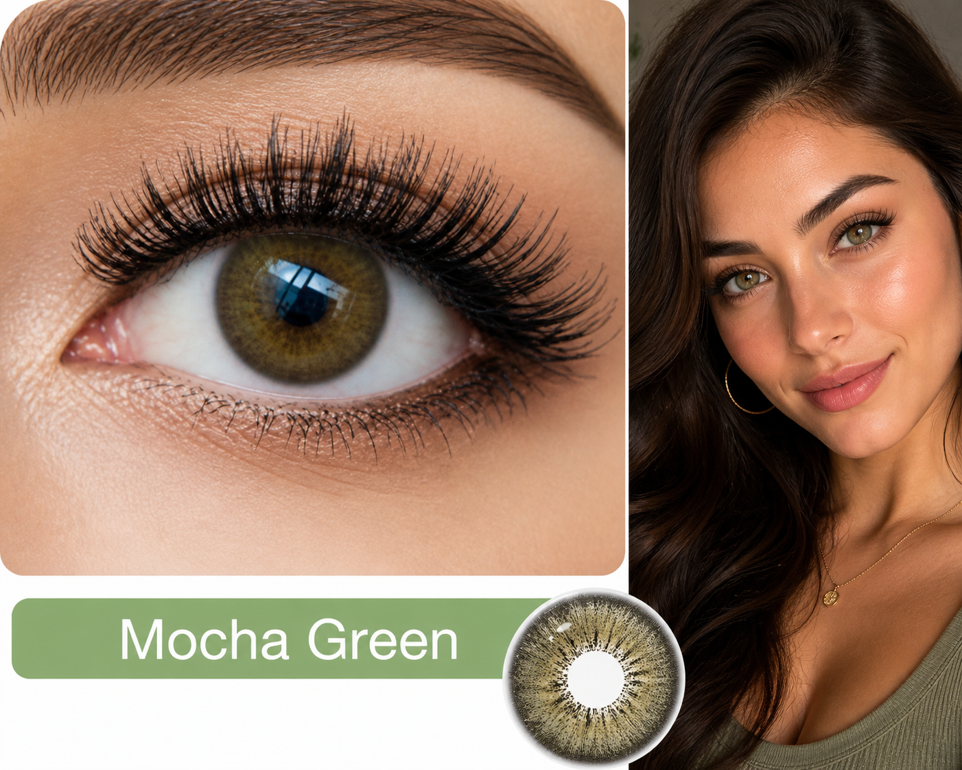 Mocha Green Beauty Eyes