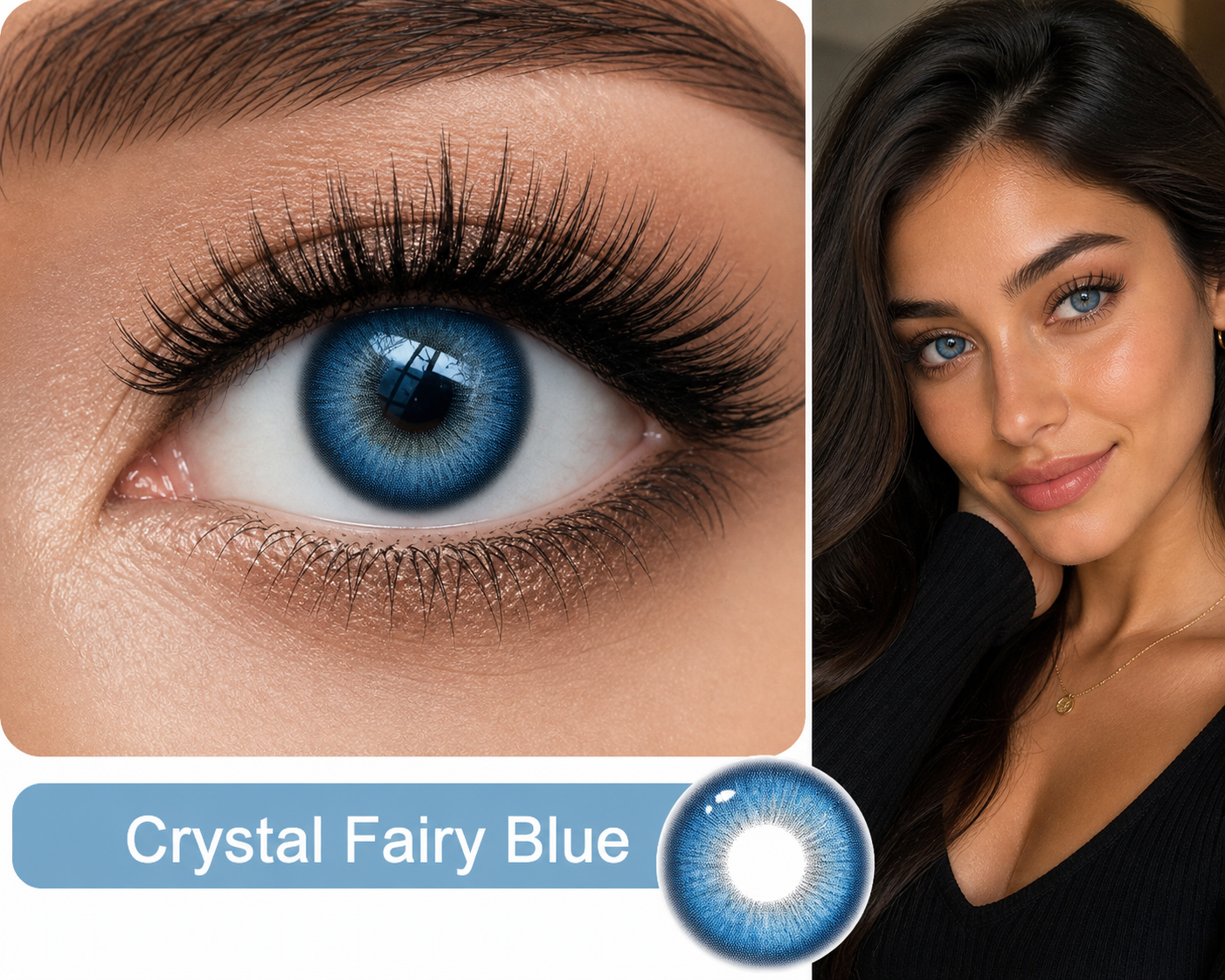 Crystal Fairy Blue Beauty Eyes